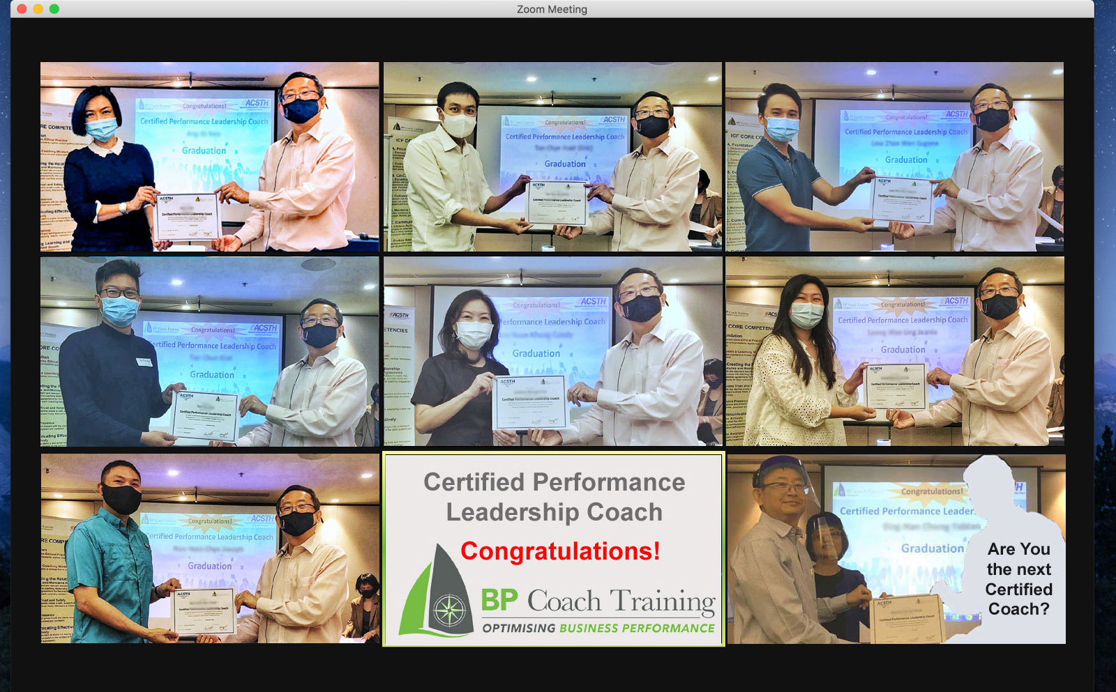 CPLC Certified Coaches Sep Cohort1