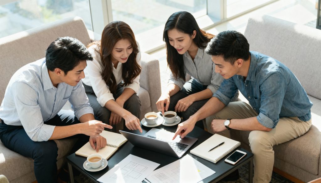 Team demonstrating high EQ and DISC behavioural styles