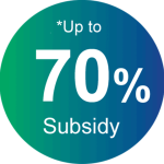 70% training grant subsidy